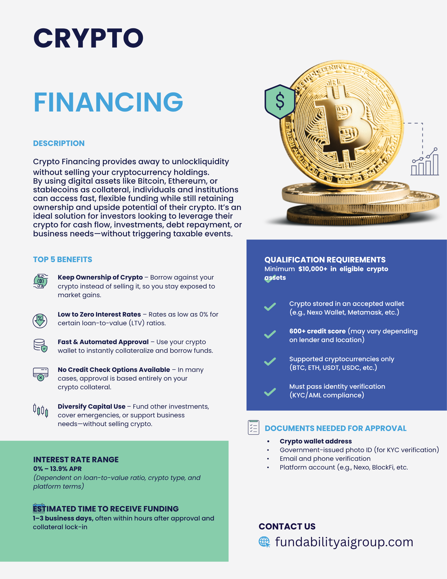 Crypto+Financing+Loans+Flyer